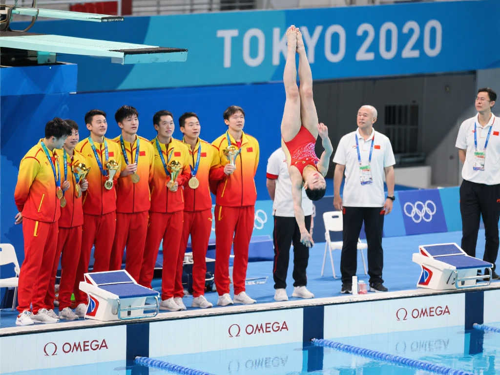 跳水世界杯总决赛：朱子峰勇夺男子10米台冠军，程子龙摘银